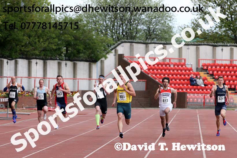 Senior mens 200 metres, North Eastern Track and Field Champs, Gateshead Stadium. Photo: David T. Hewitson/Sports for All Pics